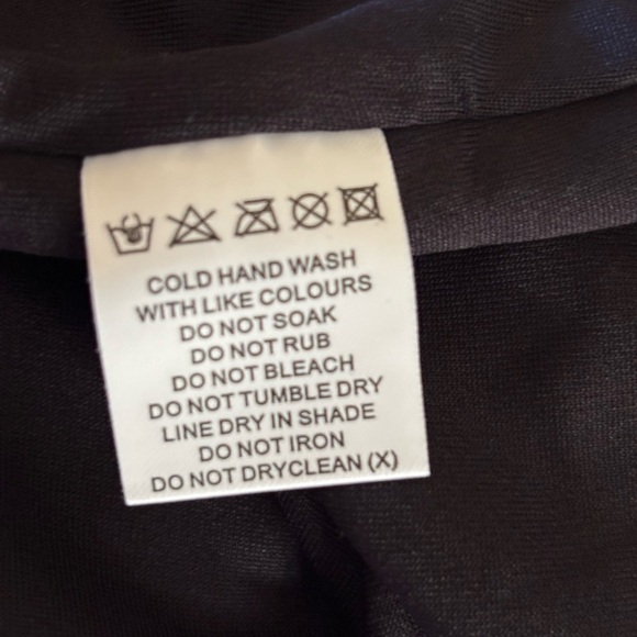 Meshki Reyna Recycled Nylon Backless Mini Dress Black XL - Picture 7 of 10